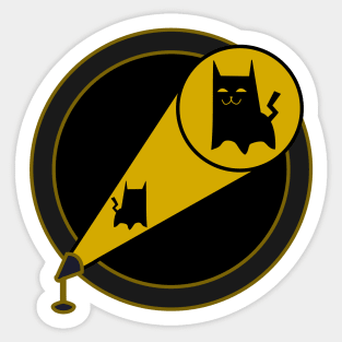 Cute Batcat | Shadow Cat | Kitty | Kitten | funny cat Sticker